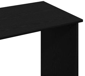 fekete forgácslap íróasztal 80 x 40 x 75 cm