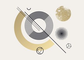 Üveg kép - Geometriai formák N⁰2 (70x50 cm)