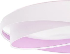 LED dimmelhető mennyezeti lámpa SM. GALAXY M. LED/24W/230V átm. 55 cm fehér/lila + távirányító