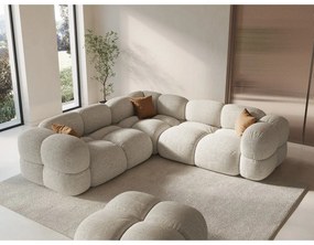 Bézs sarokkanapé Loretto – Cosmopolitan Design