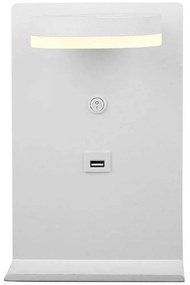 LED fali lámpa töltővel COMPACT LED / 4W / 230V