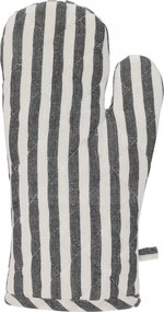 Konyhai kesztyű vastag fekete csíkokkal (32x16 cm)