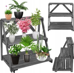 Virágtartó állvány virágtartó állvány fa virágtartó polc Nagy