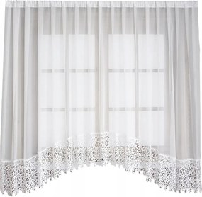 Függöny Kész Fátyol Gipsz Függöny 600x160 cm