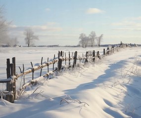 Poszter 60x50cm Hóország nyugalma