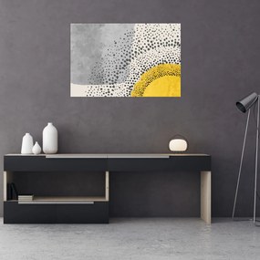 Kép - N⁰3 strand absztrakt festménye (90x60 cm)