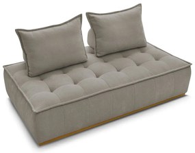 Szürkésbarna zsenília kanapé 175 cm Elisa – Bobochic Paris