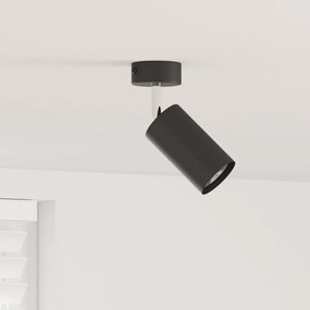 plafonspotlámpa 1 irányban állítható fekete GU10