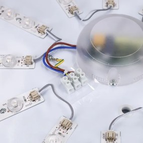 Brilagi - LED dimmelhető lámpatest ALSON LED/72W/230V 3000-6500K, tölgy, Ø 78 cm + távirányító