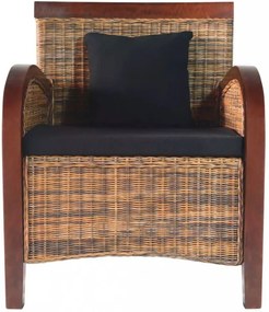 kézzel font rattan karosszék