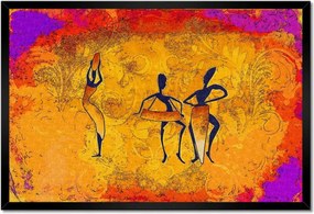 Poszterek keretben 60x40 Törzsi tánc