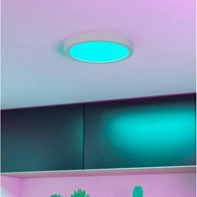 Eglo 901376 - LED RGBW dimmelhető fürdőszobai mennyezeti lámpa FUEVA-Z LED/11,2W/230V 21,1cm IP44 fehér