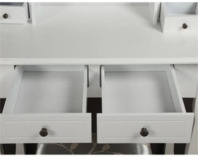 Dekoratív asztal székkel RODES NEW, fehér