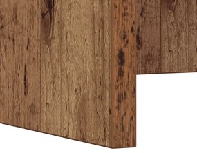 Falra szerelhető íróasztal Öreg fa 80 x 45 x 30 cm Faanyag