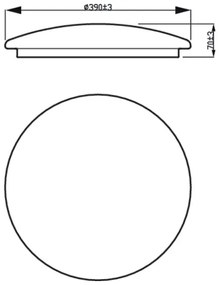Philips - LED Mennyezeti lámpa MOIRE LED/20W/230V 4000K