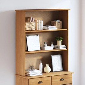 Hutch &#039;ASKIM&#039;91x30x104 cm Szilárd fa fenyő