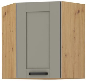 Felső sarok konyhaszekrény Lucid 58 x 58 GN 72 1F (artisan tölgy + claygrey). 1045502