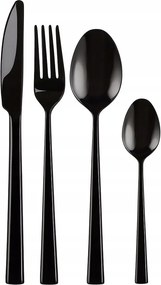 Ebédlő evőeszköz szett 6 személyes Piano Black