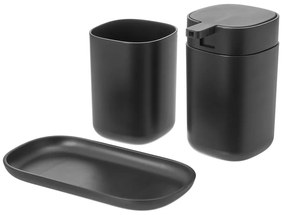 Fekete fürdőszobai kiegészítő szett – Casa Selección