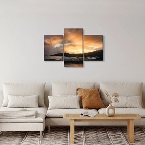 Kép - felhős tengerpart (90x60 cm)