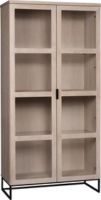 Natúr színű tölgyfa tálalószekrény 95x195 cm Everett - Rowico