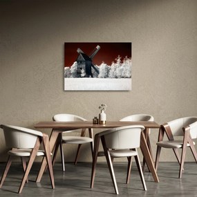 A malom képe (üvegen) (70x50 cm)