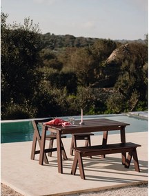 Borovi fenyő kerti étkezőasztal 77x140 cm Navo – noo.ma