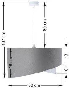 Csillár zsinóron GALAXY 1xE27/60W/230V
