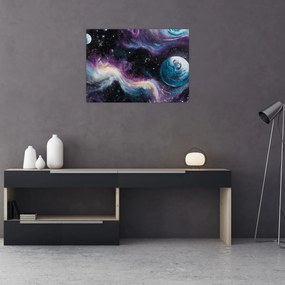 Kép - Festett univerzum (70x50 cm)