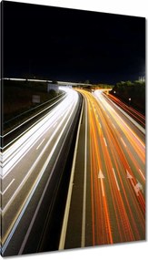 Vászonkép 80x120 Autópálya Utca Éjszaka