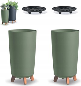 2x Kerek virágtartó lábakkal Gracia Tubus DGTL240