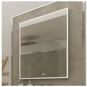 NIMCO NIMCO ZP 13002VX - LED Fürdőszobai tükör háttérvilágítással 3000-6500K 80x60 cm IP44 NM0078