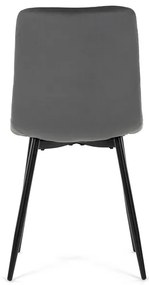 Szürke Bársony Étkezőszék. CT-281 GREY4