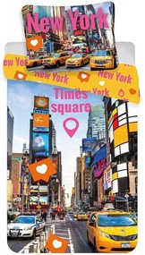 New York Times Square ágyneműhuzat 140×200cm, 70×90 cm