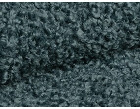 Petróleum színű buklé puff Dia – Micadoni