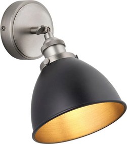 Endon loft fali lámpa franklin fekete antik ón end98560