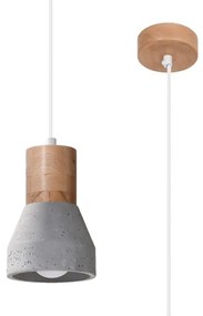 Szürke függőlámpa ø 12 cm Valentina – Nice Lamps