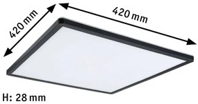 Paulmann 71016 - LED/22W ATRIA stmívatelný panel 230V 4000K fekete