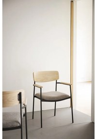 Bézs-natúr színű étkezőszék szett 2 db-os Maymont – Rowico