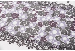 KARÁCSONYI RÉNSZARVAS szürke 2db  mikroplüss ágynemű + SOFT fehér mikroplüss lepedő 180x200 cm