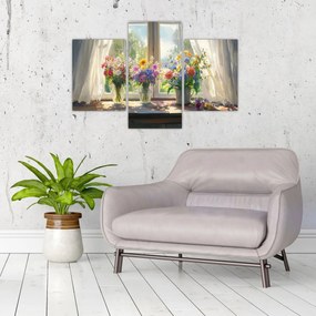 Kép - Csokor az ablaknál (90x60 cm)