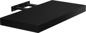 Fali polc STILISTA® Volato 110 cm - fekete matt