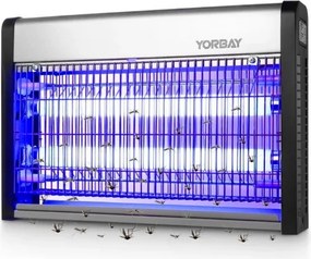 Yorbay 20W Elektromos Rovarcsapda Lámpa, Rovarölő, Gyűjtőtartállyal