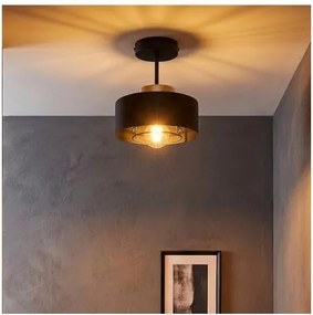 Brilagi - Felületre szerelhető csillár SPRING 1xE27/60W/230V fekete/arany
