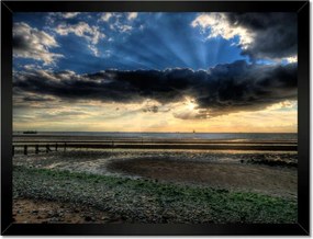 Poszterek keretben 40x30 Tengerparti strand