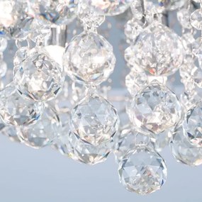 Orion DLU 2378/9/62-Kristály mennyezeti lámpa GLORIA 9xG9/40W/230V átm. 62 cm króm