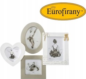 Dekoratív fa képkeret 4 képhez 37x2x33cm