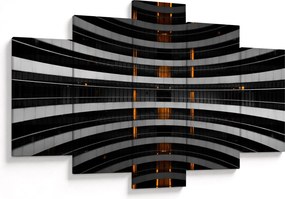 Absztrakt kép - épület (150x105 cm)