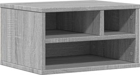 vidaXL szürke sonoma színű szerelt fa nyomtatóállvány 40x32x22,5 cm
