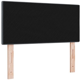 LED Fejtámla Gombos Ráncolt Sötétszürke 100 cm Bársony